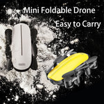 Teeggi T10 Mini Drone with Camera HD Foldable WiFi FPV RC Quadcopter Headless Mode Altitude Hold VS S9 Micro Pocket Selfie Dron